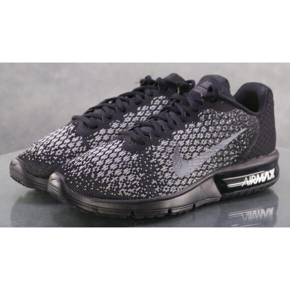 Nike Air Max Sequent 2 Metallic Hematite Women's Running Shoes Sz 8 M 852456-010 - Picture 1 of 11
